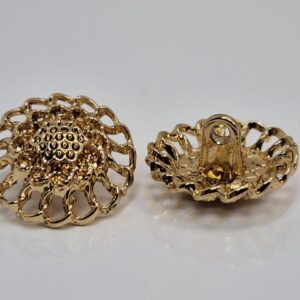 Гудзик на ніжці золотистий (в наявності три кольори та три розміри) - 1,8 см