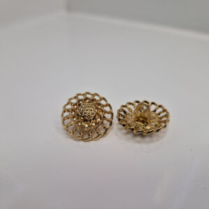 Гудзик на ніжці золотистий (в наявності три кольори та три розміри) - 1,8 см