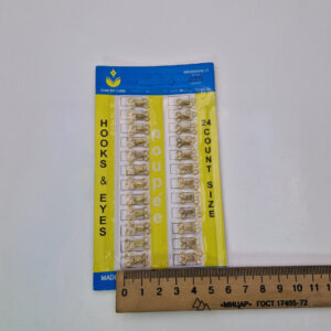 Пришивні гачки для одягу, золотистий металеві розмір 1