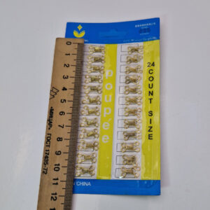 Пришивні гачки для одягу, золотистий металеві розмір 1