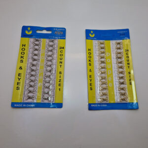 Пришивні гачки для одягу, золотистий металеві розмір 1