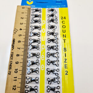 Пришивні гачки для одягу, чорні металеві розмір 2