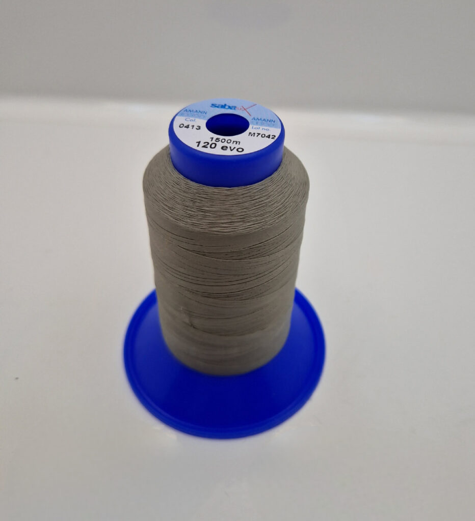 Нитка amann saba col 0413/ 120 evo / 1500m сіра