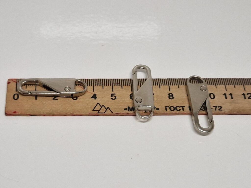 Пулер для бігунка металевий колір, нікель