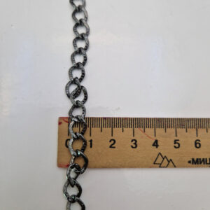 Декоративний ланцюг колір темний нікель