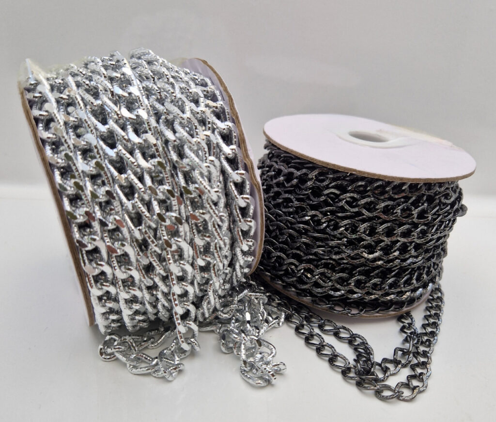Декоративний ланцюг колір темний нікель