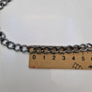 Декоративний ланцюг колір темний нікель