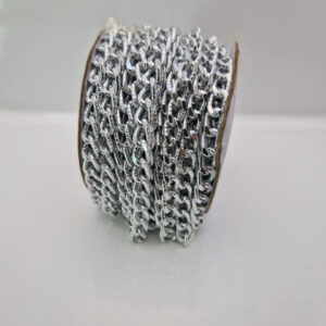 Декоративний ланцюг колір нікель — метал, нікель