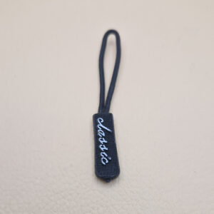 Пулер для бігунка на блискавку чорний з написом classic