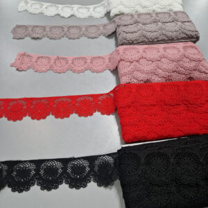 Мереживо чорне, ширина 6 см