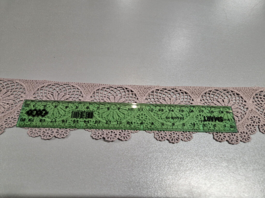 Мереживо фрезове, ширина 6 см
