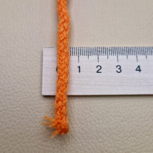 Шнур бавовняний помаранчевий 5 мм