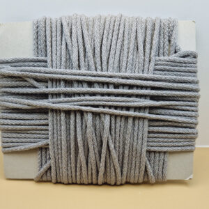 Шнур бавовняний сірий 5 мм
