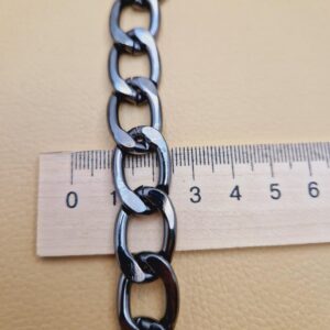 Декоративний ланцюг колір темний нікель (к-38)