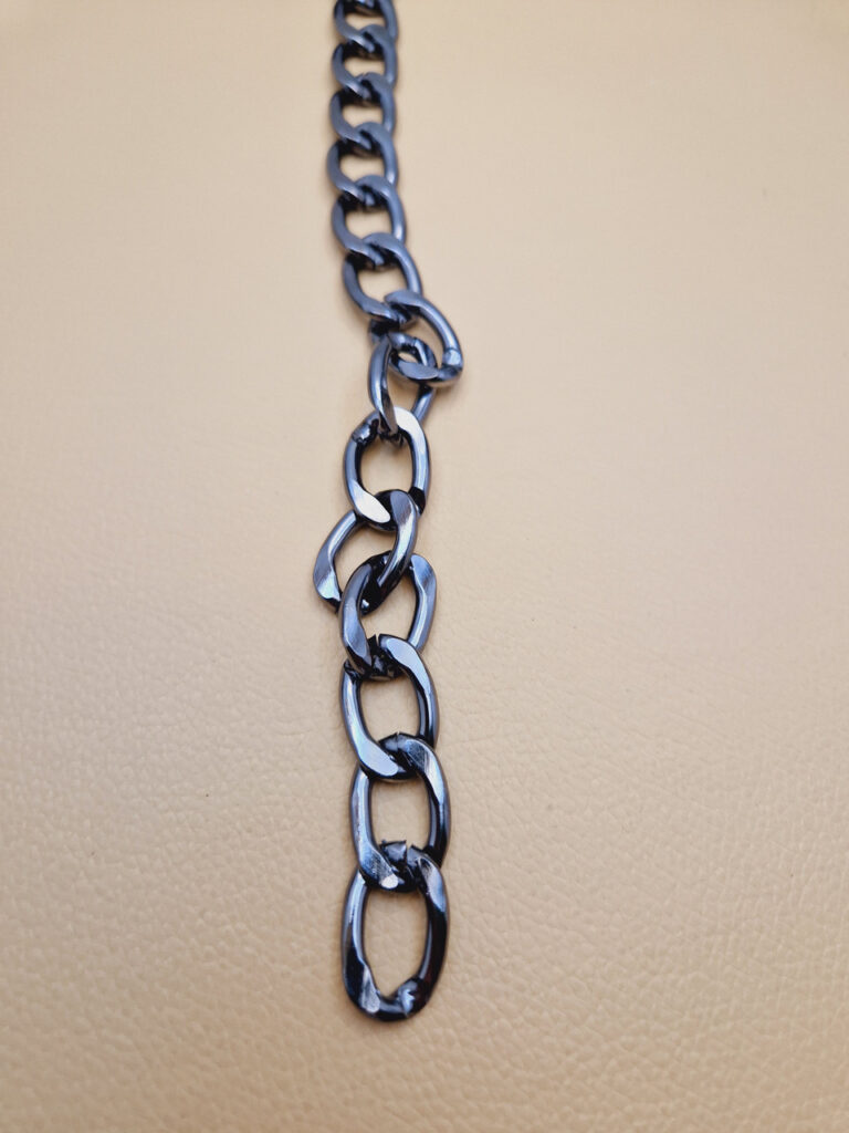 Декоративний ланцюг колір темний нікель (к-38)