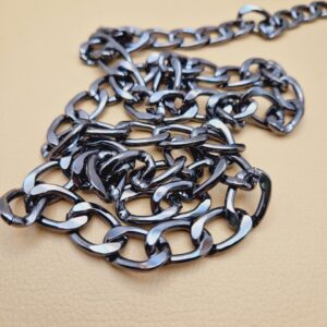 Декоративний ланцюг колір темний нікель (к-38)