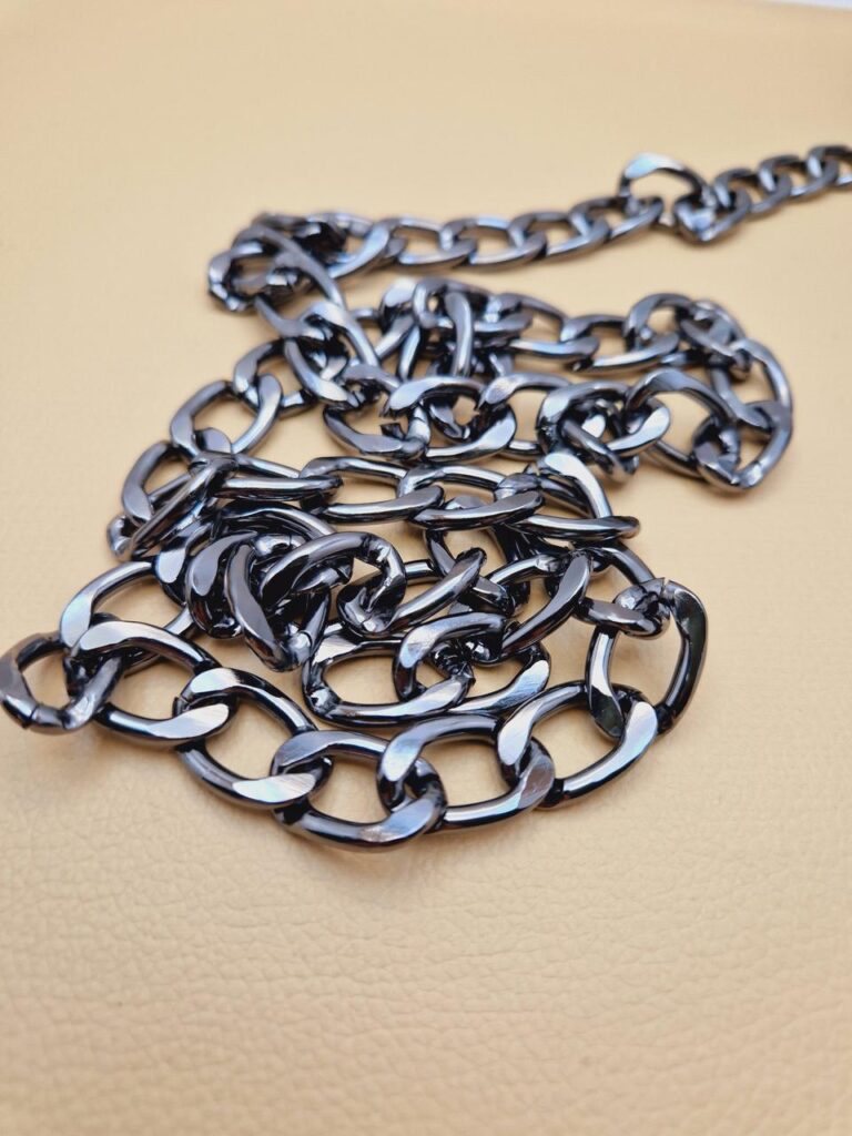 Декоративний ланцюг колір темний нікель (к-38)