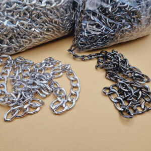 Декоративний ланцюг колір нікель (к-38)