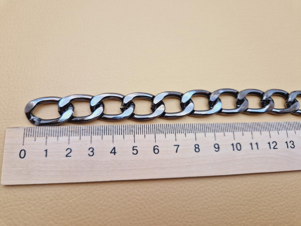 Декоративний ланцюг колір темний нікель (к-38)