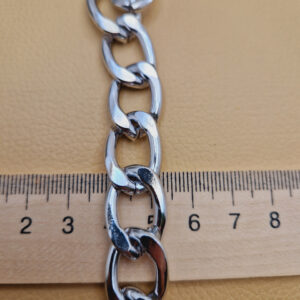 Декоративний ланцюг колір нікель (к-38)