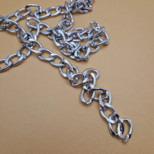Декоративний ланцюг колір нікель (к-38)
