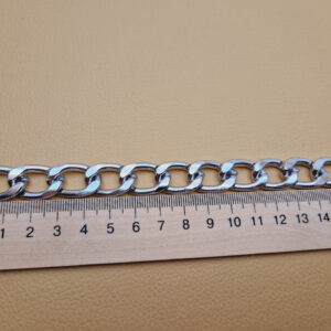 Декоративний ланцюг колір нікель (к-38)