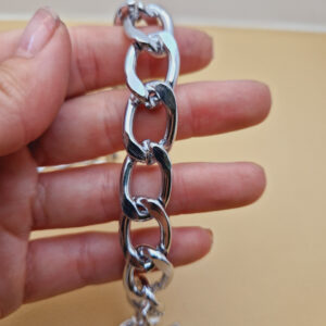 Декоративний ланцюг колір нікель (к-38)