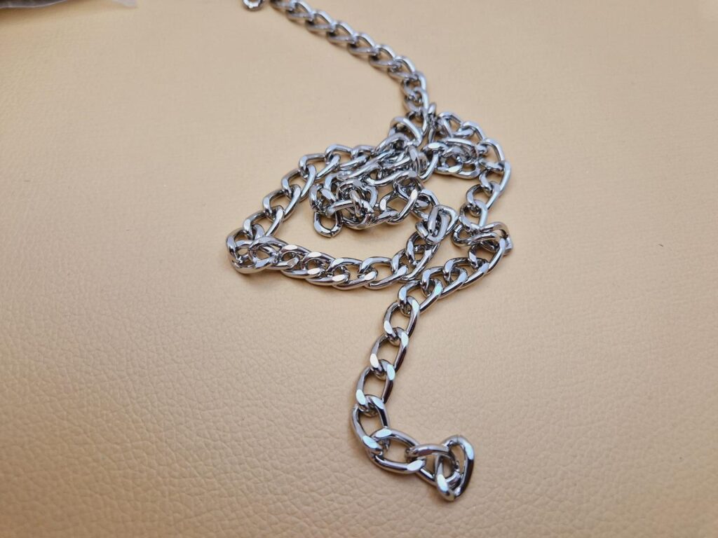 Декоративний ланцюг колір нікель (к-16)