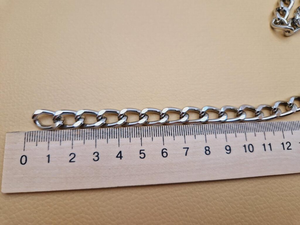 Декоративний ланцюг колір нікель (к-16)
