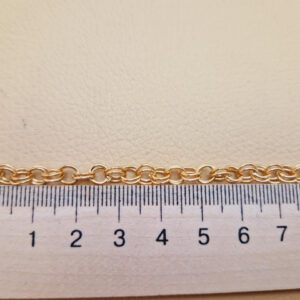 Декоративний ланцюг колір золото — метал, золотистий