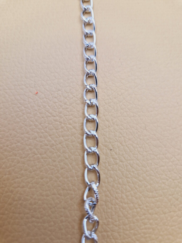 Декоративний ланцюг колір нікель