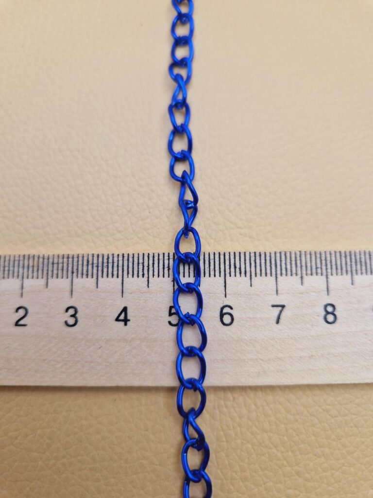 Декоративний ланцюг колір синій