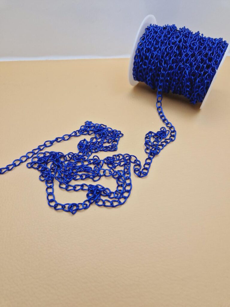 Декоративний ланцюг колір синій