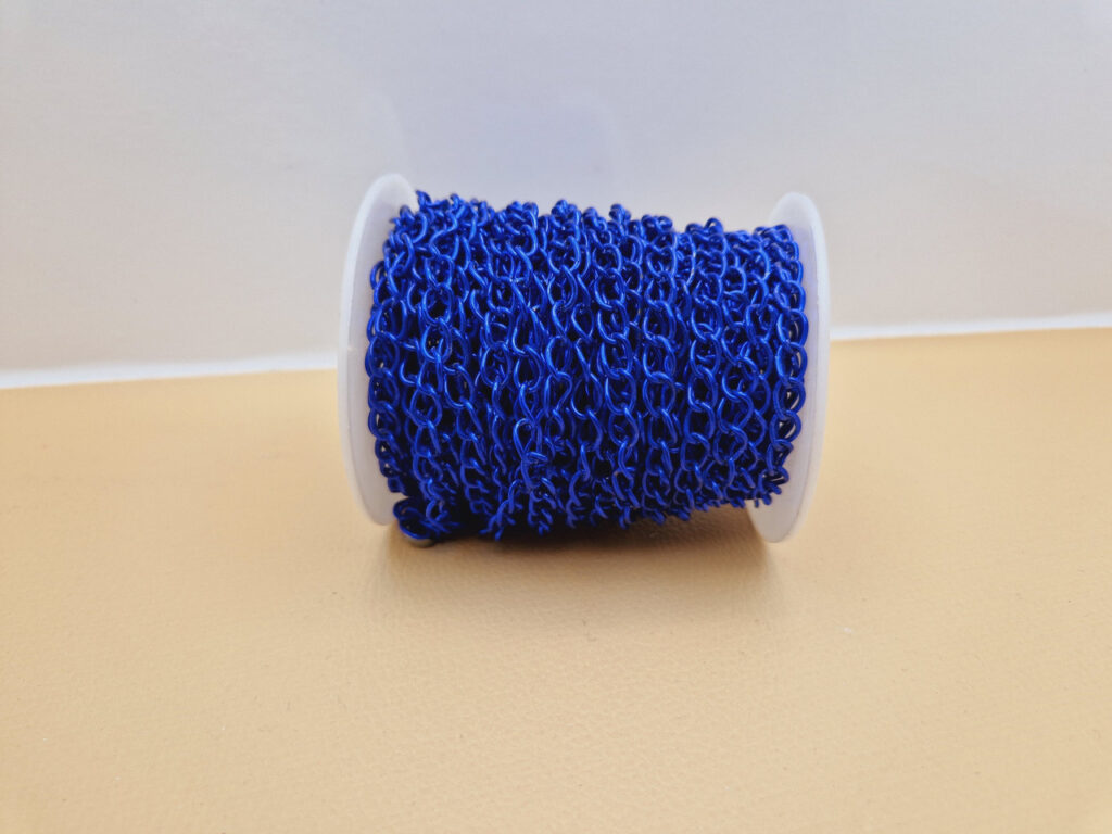 Декоративний ланцюг колір синій