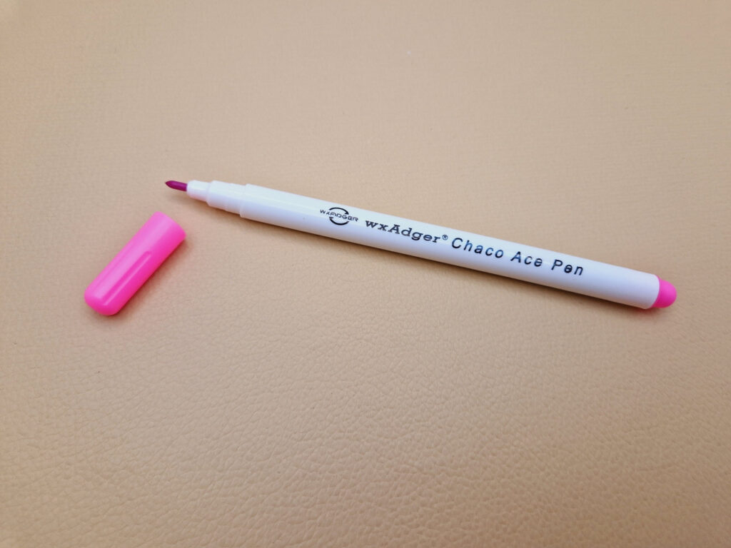 Маркер для тканини зникаючий (adger chaco ace pen), рожевий