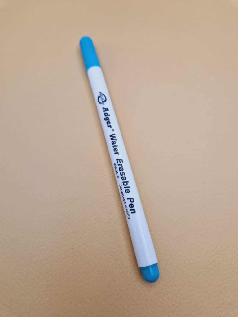 Маркер для тканини зникаючий (adger chaco ace pen), блакитний