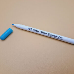 Маркер для тканини зникаючий (adger chaco ace pen), блакитний