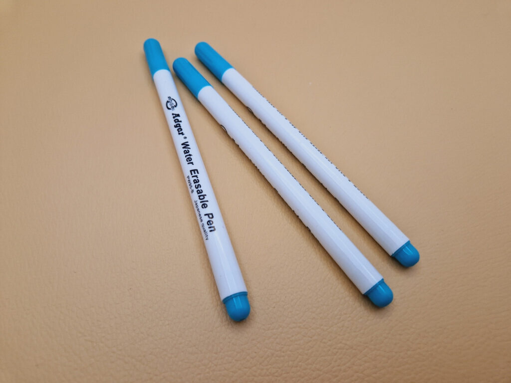 Маркер для тканини зникаючий (adger chaco ace pen), блакитний