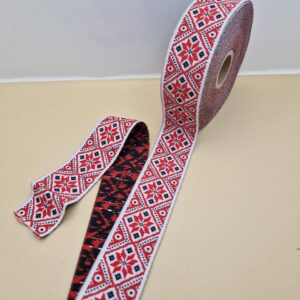 Стрічка з українським орнаментом, 30 мм