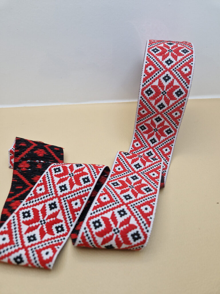 Стрічка з українським орнаментом, 45 мм