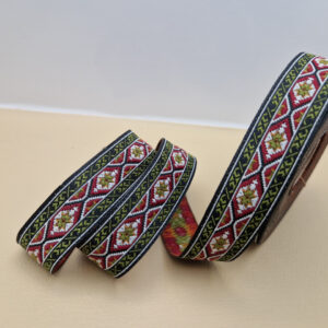Стрічка з українським орнаментом, 20 мм