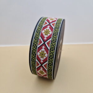Стрічка з українським орнаментом, 30 мм