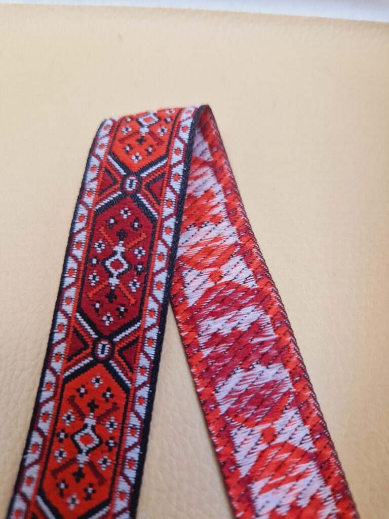 Стрічка з українським орнаментом, 20 мм