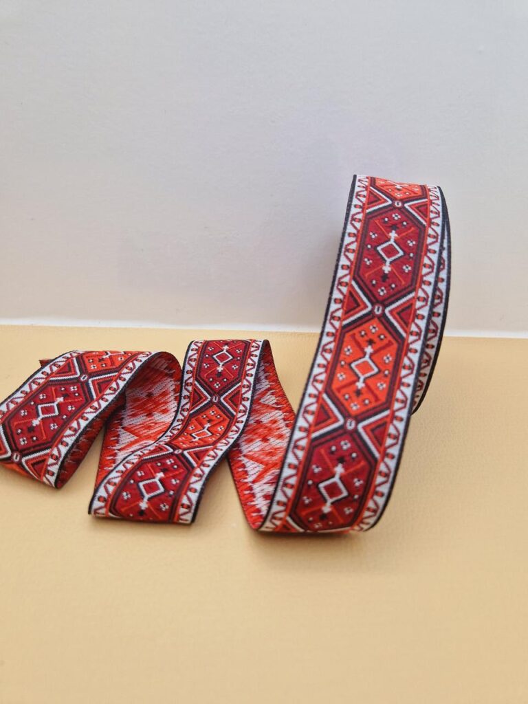 Стрічка з українським орнаментом, 30 мм