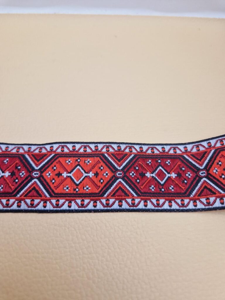 Стрічка з українським орнаментом, 30 мм