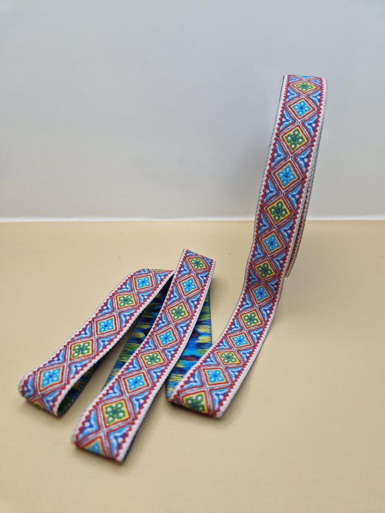 Стрічка з українським орнаментом, 20 мм