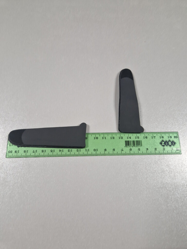 Застібка-регулятор на липучку molded hook (пара), колір чорний